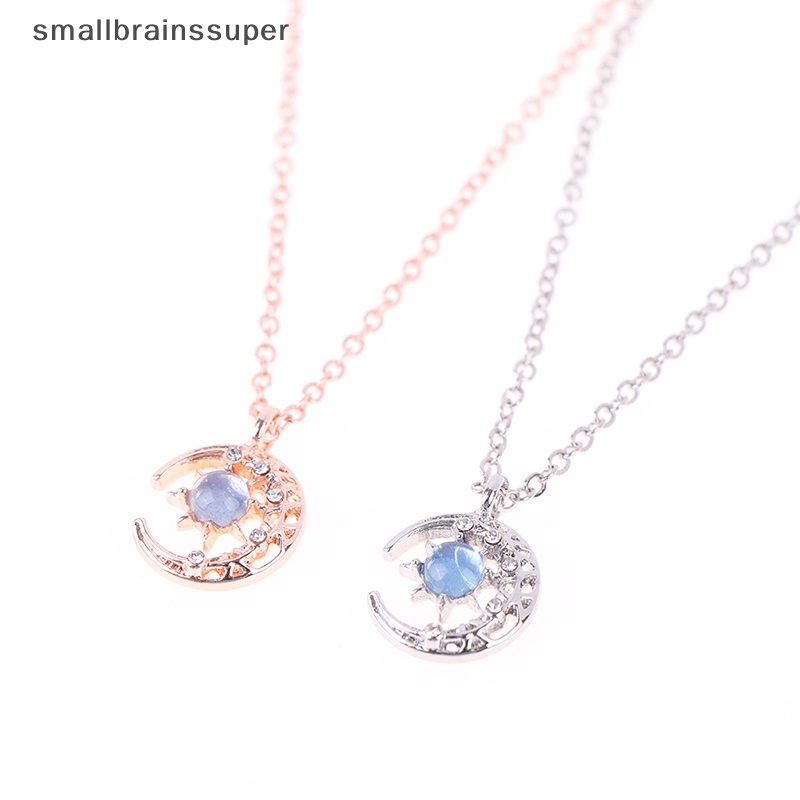 Vòng cổ Mặt Trăng Và Ngôi Sao Đính Đá Thời Trang Cho Nữ SBS