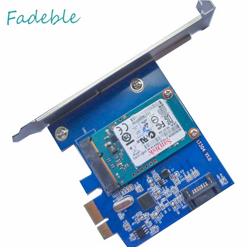 Card Mở Rộng PCI-E X1 Sang MSATA SSD SATA 3.0 6Gbps PCIe SATA