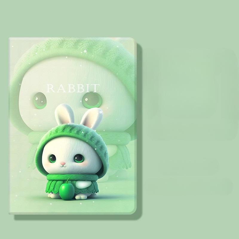 Dễ Thương Bao Da pu Máy Tính Bảng Chống Sốc Hình Thỏ Cho xiaomi mi pad 6 / mi pad 5 6 pro 11 "redmi pad se 11 pad 10.61 Đứng