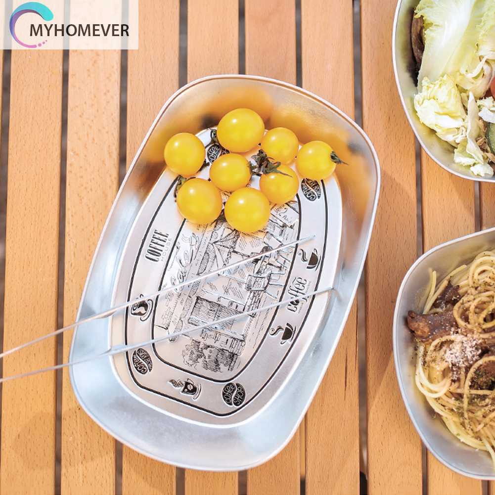 Đĩa Thiếc Đựng Trái Cây Hình Thuyền Phong Cách Retro