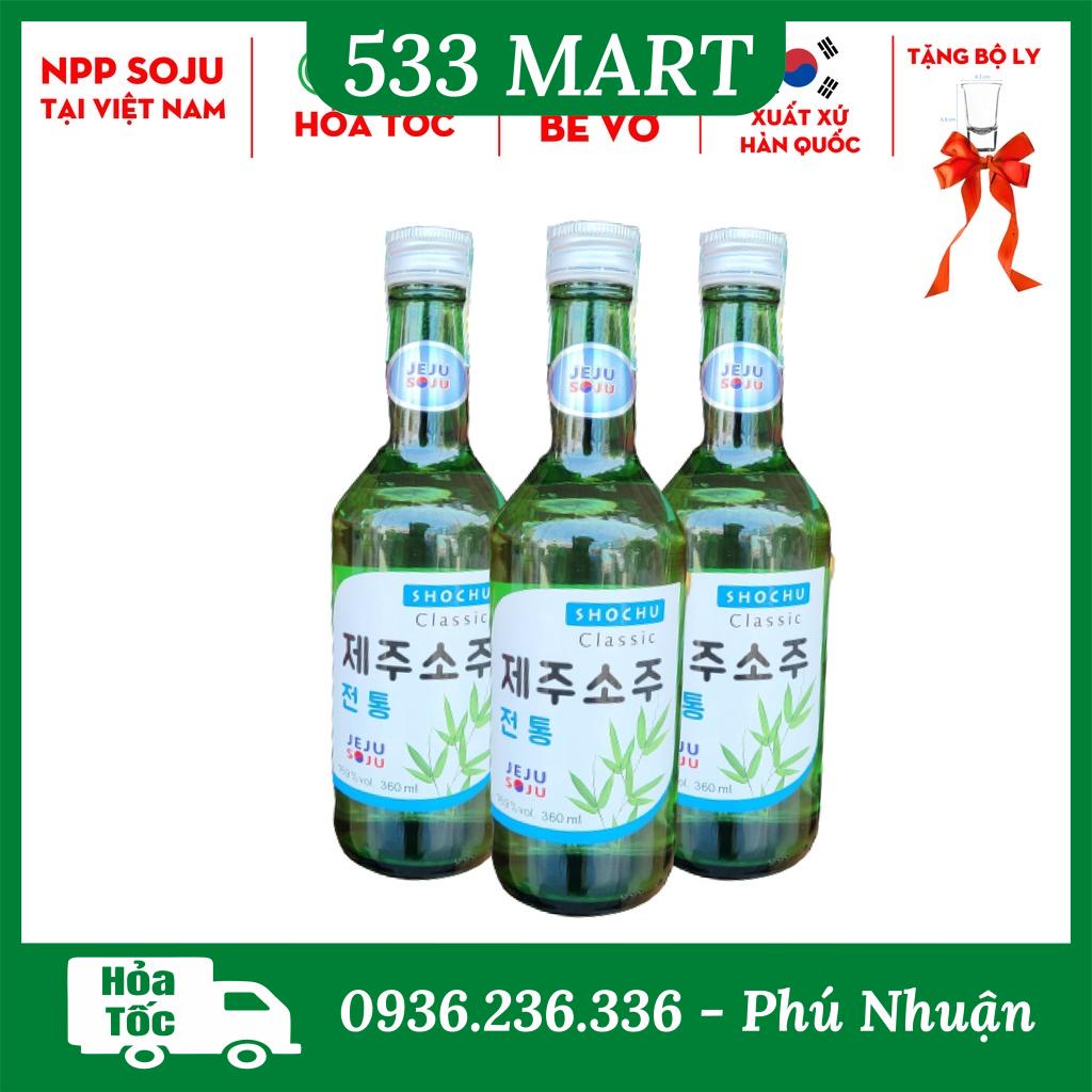 Soju Jeju Nhập Khẩu An Đông Hàn Quốc 360ml