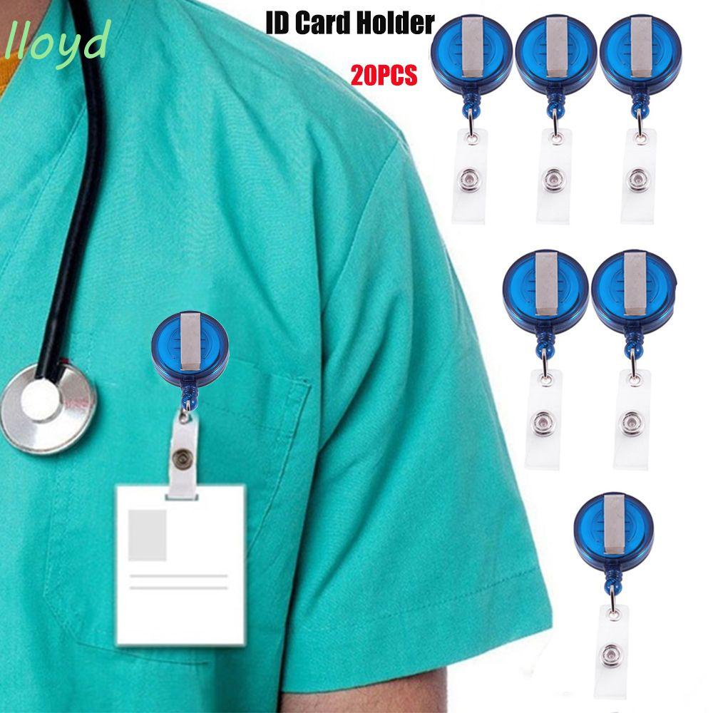 Hộp Đựng Thẻ ID / Bác Sĩ / Y Tá Co Giãn Kèm Kẹp Thắt Lưng Tiện Dụng Ốp