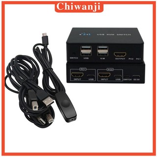 Bộ Chia 2 Cổng USB KVM Kèm 2 Cổng USB 2.0 2 PC