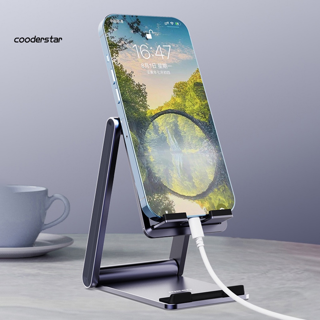 Giá Đỡ Điện Thoại Bằng Hợp Kim Nhôm Có Thể Gập Lại Tiện Dụng