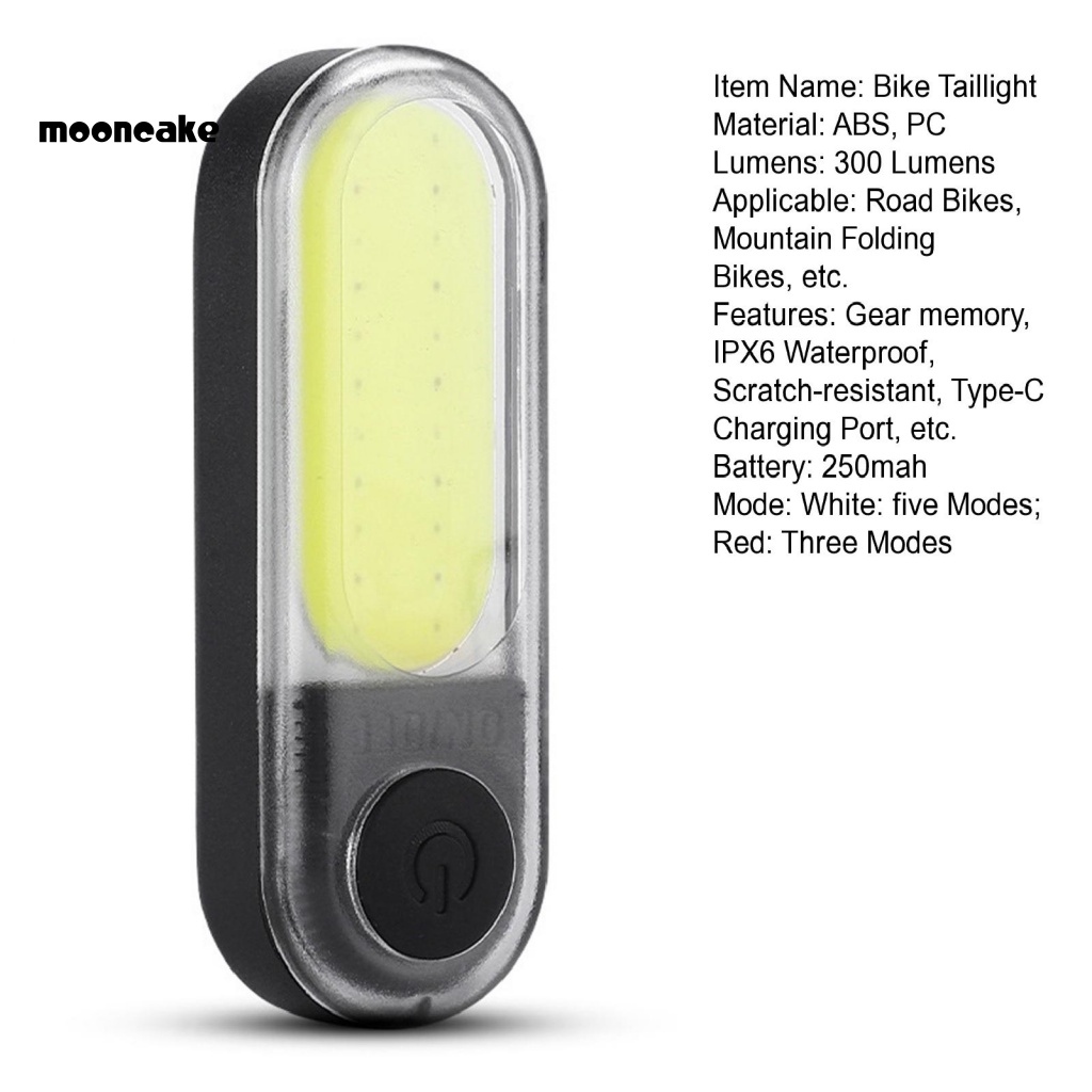 1 Bộ Đèn Cảnh Báo Ban Đêm Chống Rơi Có Thể Tháo Rời Cho Xe Đạp IPX6