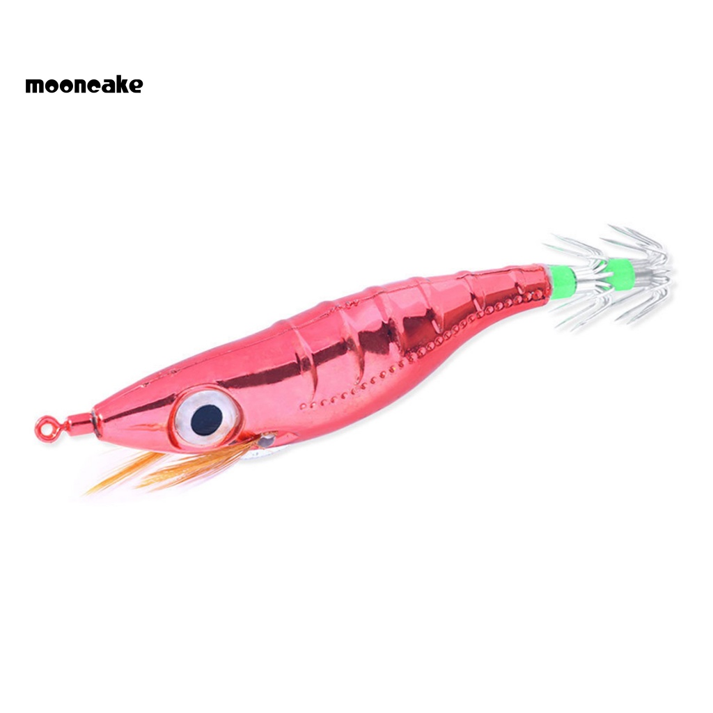 &lt; Mooncake &gt; Mồi Câu Cá Giả Hình Tôm Biển Chống Ăn Mòn Thiết Kế Sống Động