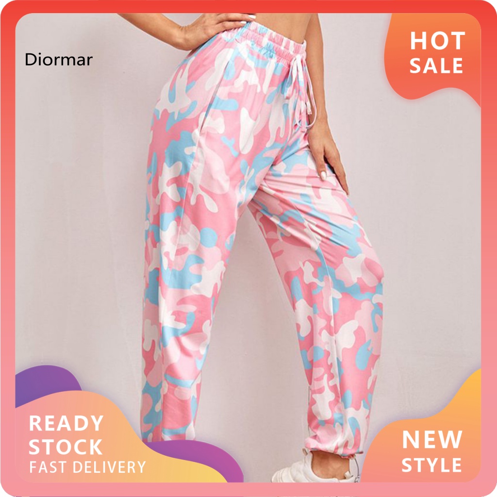 Quần Thể Thao Dây Rút In Họa Tiết Thời Trang Năng Động