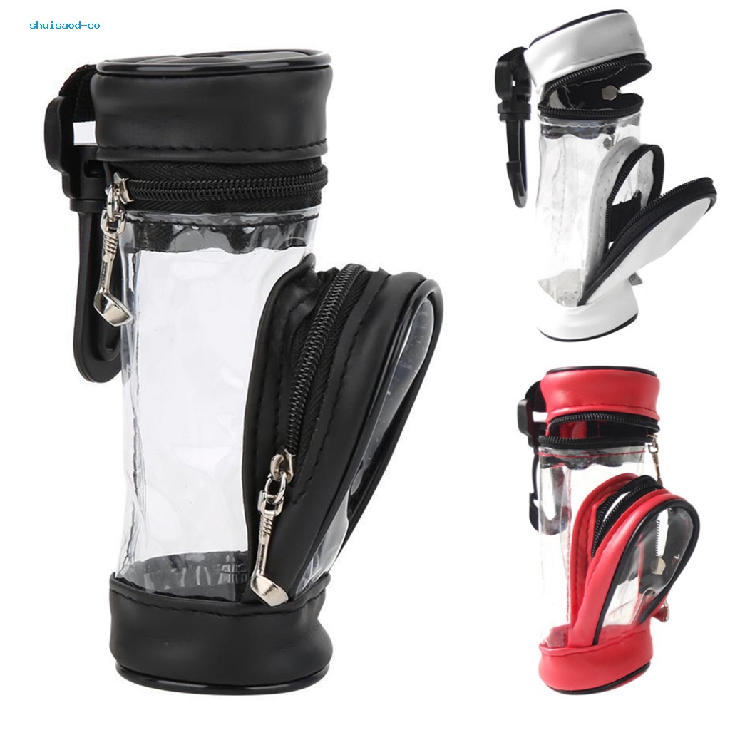 Túi Đựng Bóng Golf Bằng Da Giả Có Khóa Kéo Tiện Dụng