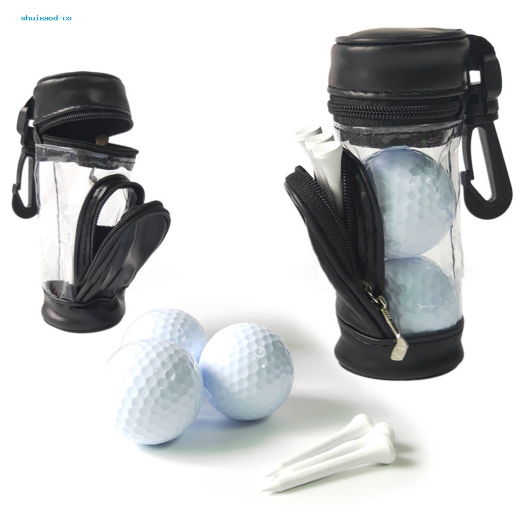 Túi Đựng Bóng Golf Bằng Da Giả Có Khóa Kéo Tiện Dụng