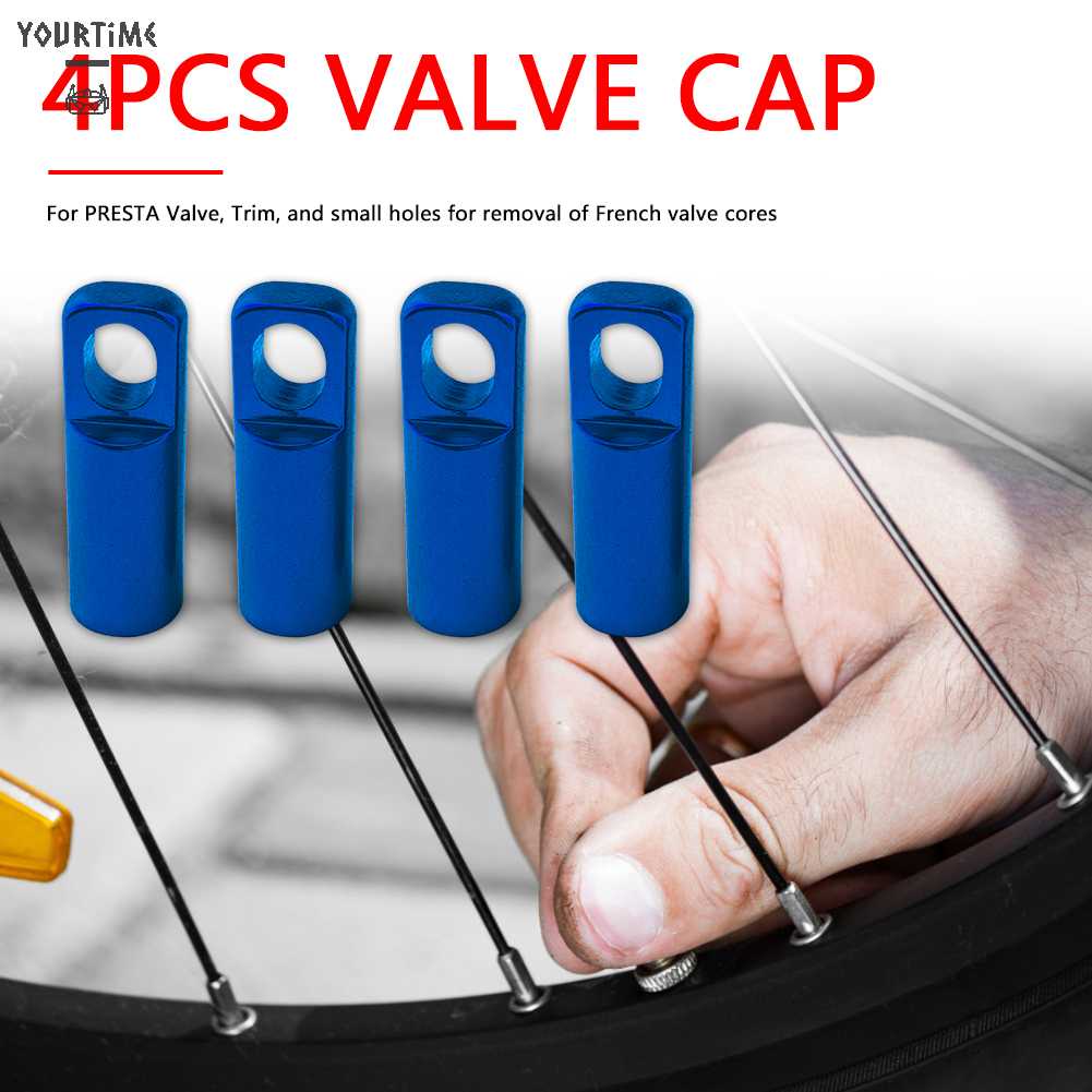 Set 4 Nắp Van Xe Đạp Chống Bụi Tiện Lợi