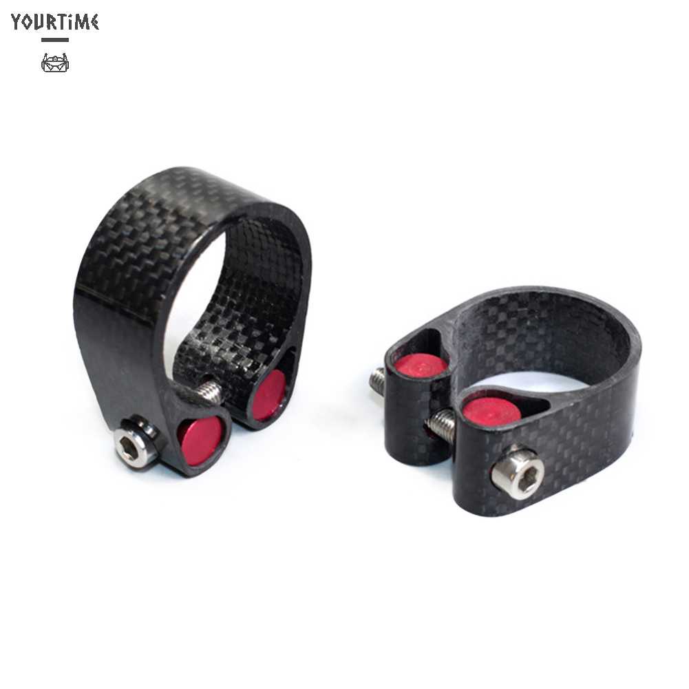 Kẹp Cố Định Yên Xe Đạp 30.8 / 30.9 / 31.6mm Bằng Sợi Carbon