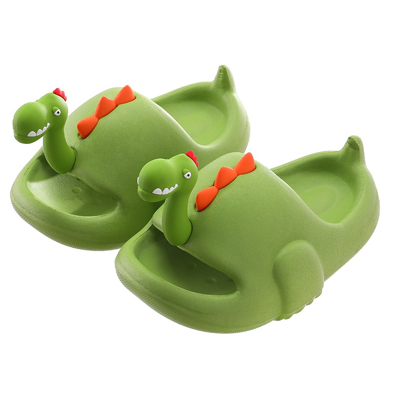 Dép eva Đế Mềm Chống Trượt In Hình Khủng Long Thời Trang Mùa Hè Cho Gia Đình