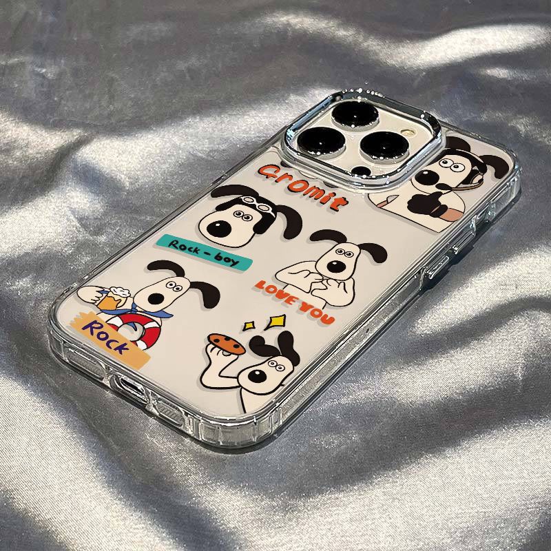 ✅Ốp Điện Thoại Mềm Chống Sốc In Hình Chú Cún Cho Iphone 12 plus 13 / 11714 Pro Max 8 E5Z6