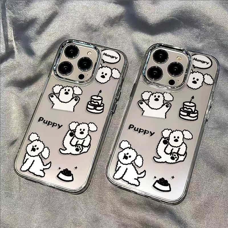 ✅Ốp Điện Thoại Dẻo Họa Tiết Hoạt Hình Chú Chó Dễ Thương Chống Sốc Cho Iphone 14Pro 12 13 plus max 8711