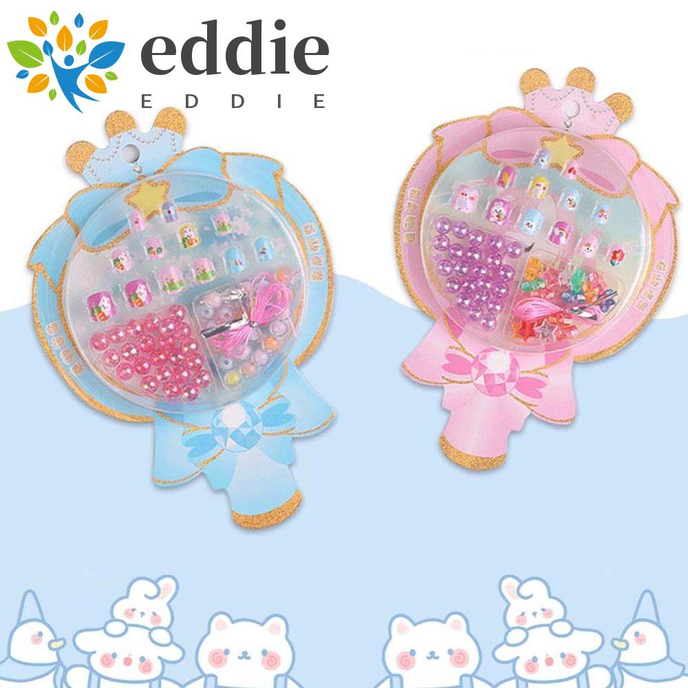 Bộ Móng Tay Giả 26EDIE Tự Dính Dễ Thương Có Thể Tháo Rời Trang Trí Cho Bé
