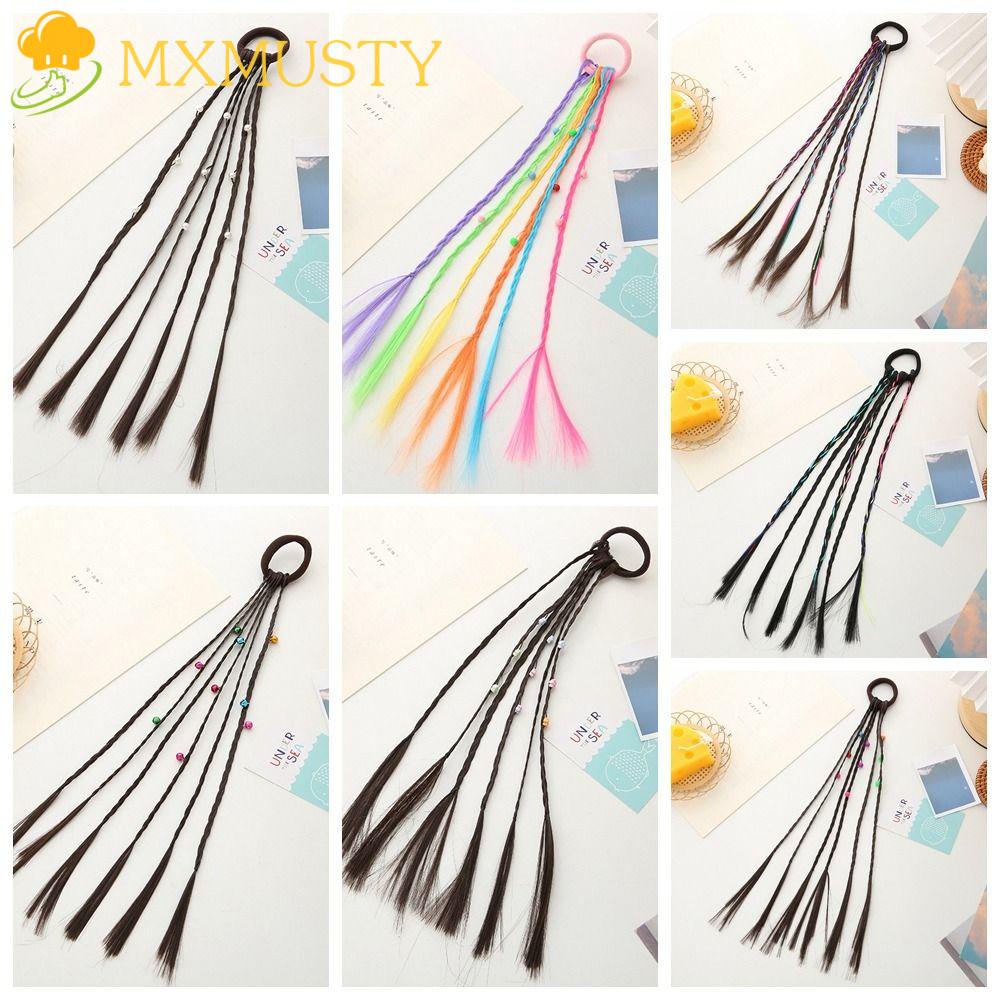 Tóc Giả Kiểu Thắt Bím Bằng Sợi Tổng Hợp Cách Nhiệt Chất Lượng Cao Cho Bé Gái