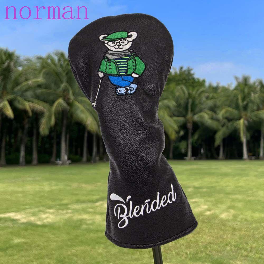 Vỏ Bọc Bảo Vệ Đầu Gậy Đánh Golf Bằng Da PU Thêu Họa Tiết Độc Đáo Tiện Dụng