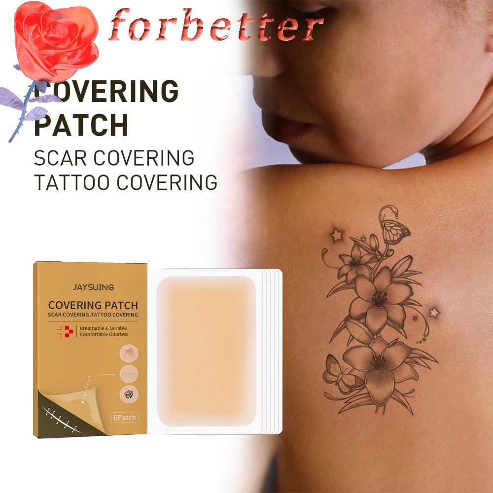 Bộ 6 Miếng Dán Che Phủ Hình Xăm Toàn Diện Thân Thiện Với Làn Da