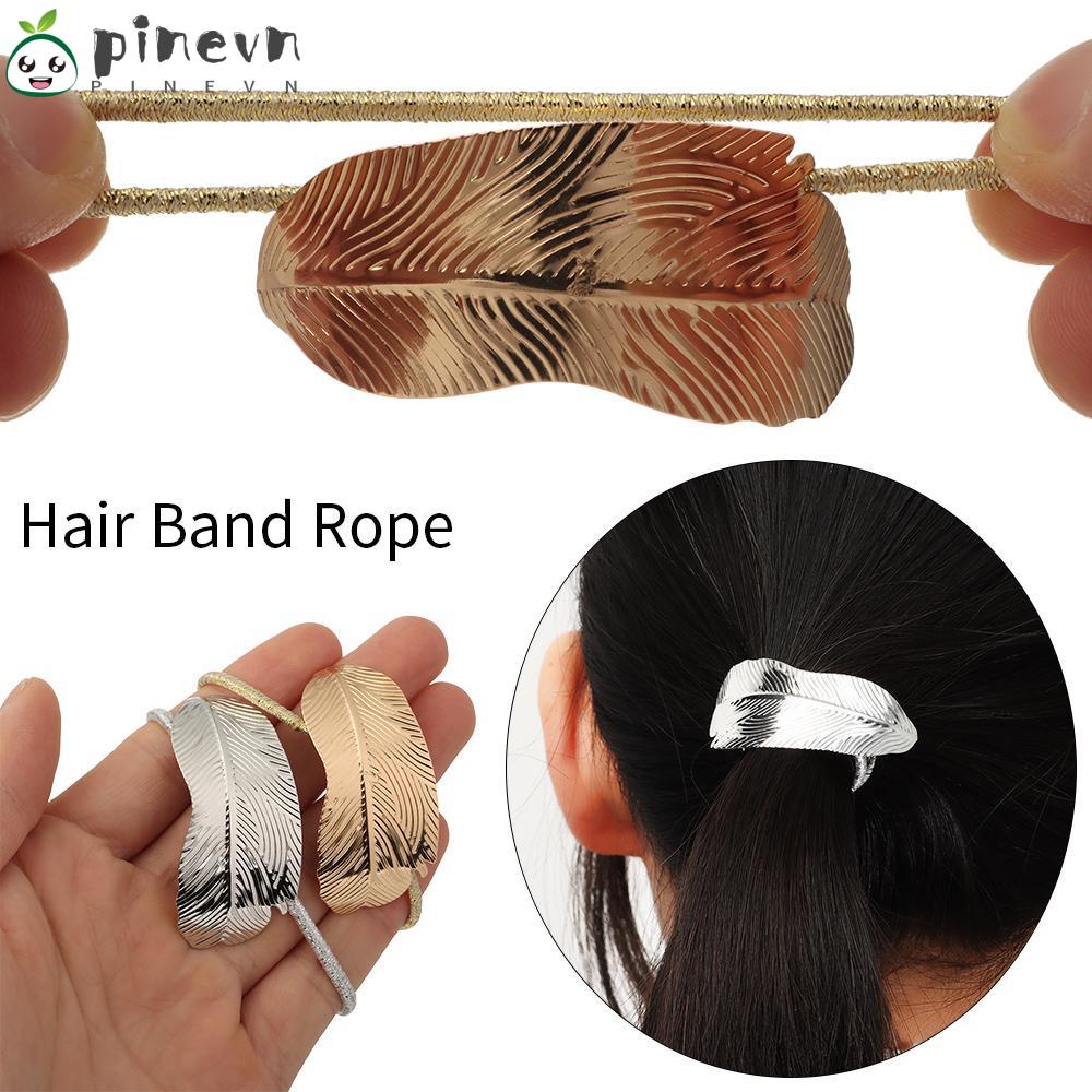 Dây Cột Tóc Đuôi Ngựa Bằng Kim Loại Phong Cách Retro Giá Đỡ