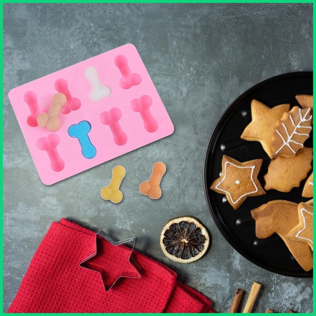 Khuôn Làm Đá Bi 8 Ngăn Dễ Tháo Lắp Tiện Dụng DIY