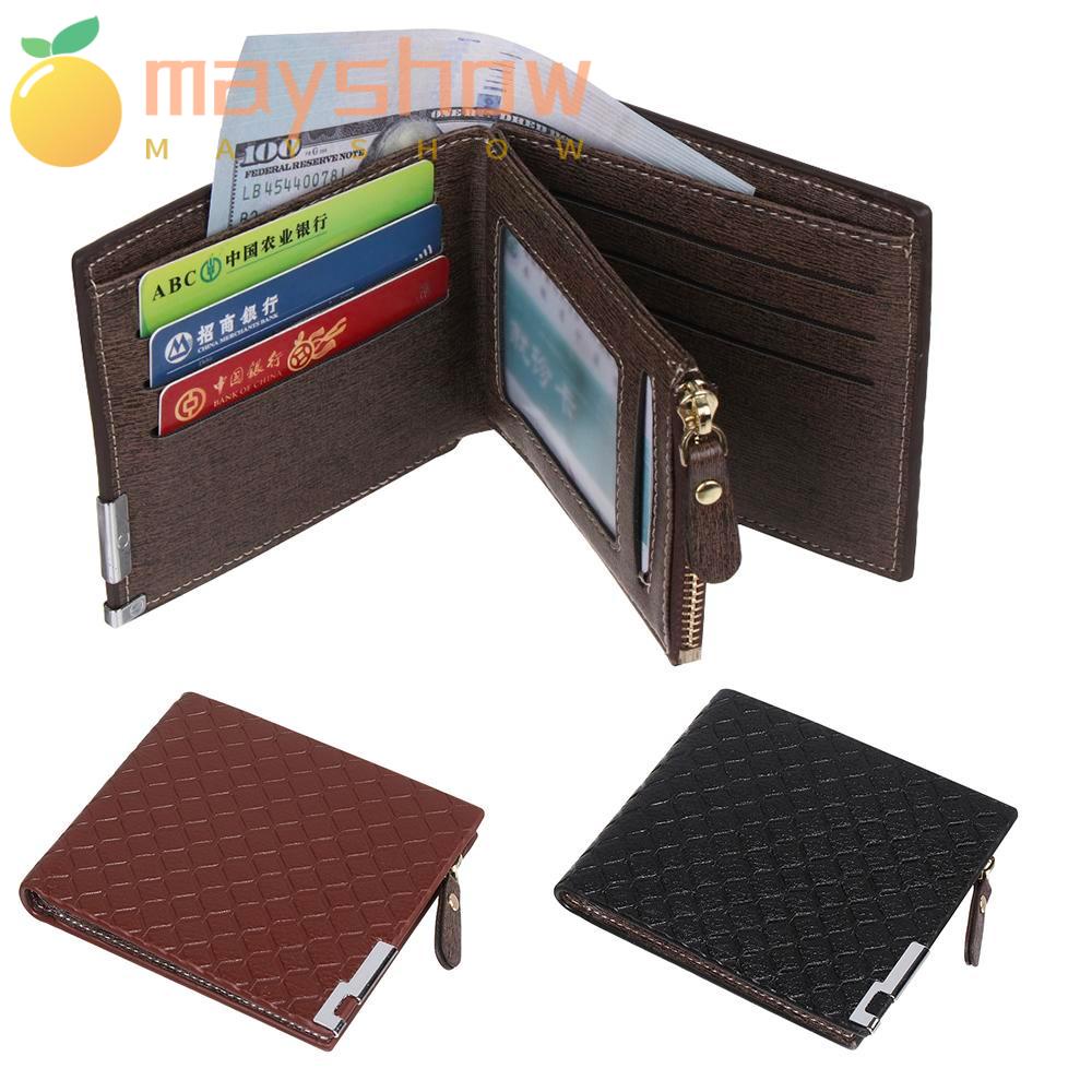 Ví Đựng Thẻ Tín Dụng Có Khóa Kéo Phong Cách Doanh Nhân Thời Trang Ốp