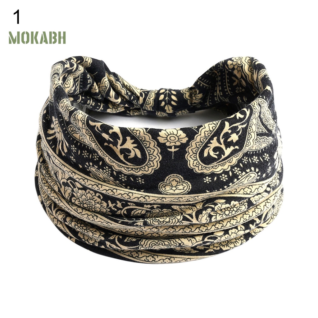 Băng Đô Thể Thao Thấm Hút Mồ Hôi Phong Cách Bohemia