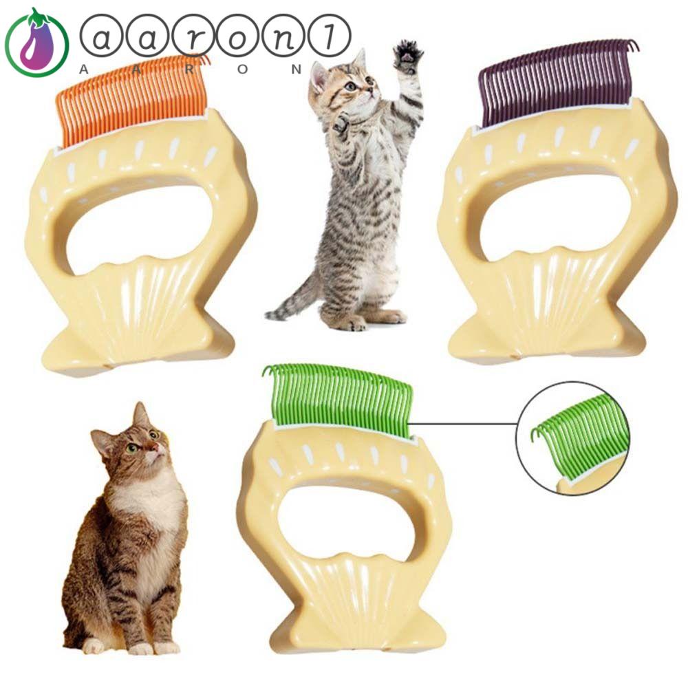 Lược Chải Lông Mát Xa Cho Thú Cưng AARON1 Thiết Kế Vỏ Sò Tiện Dụng