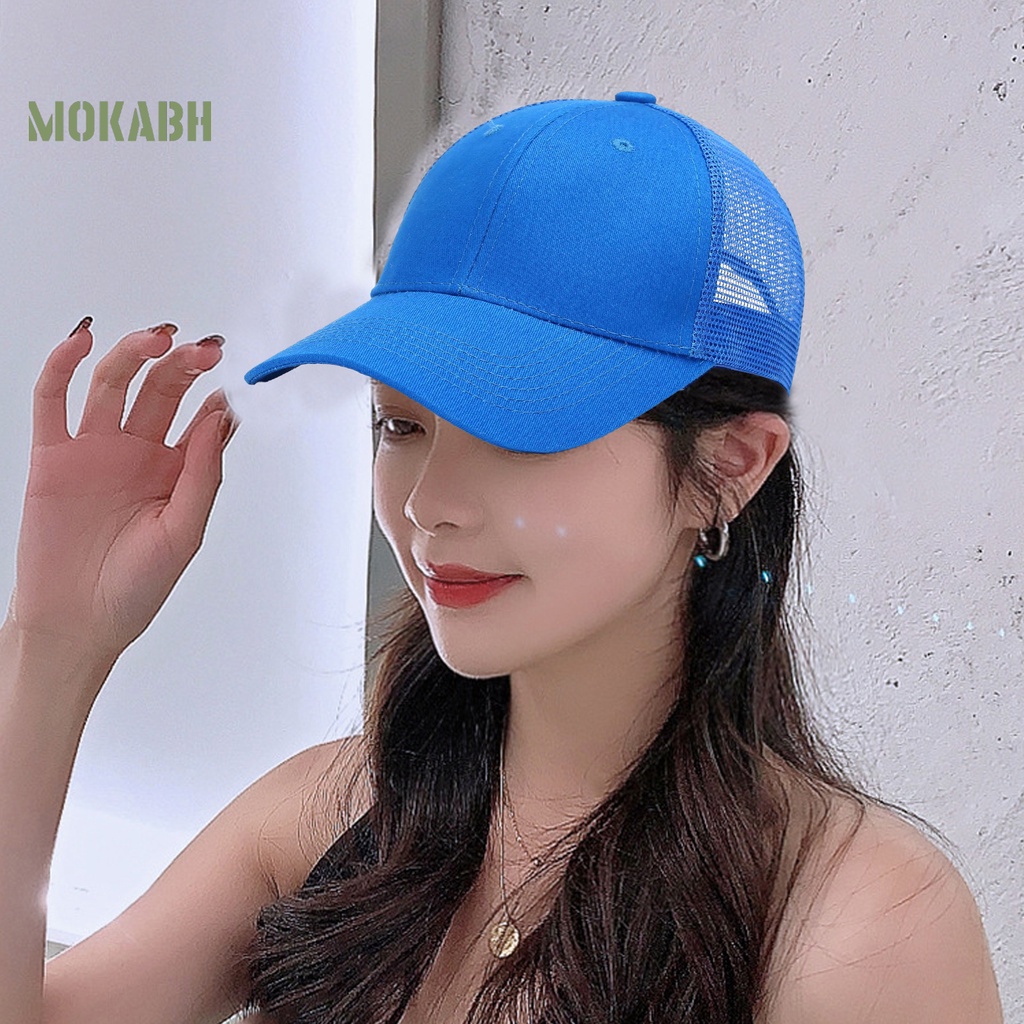 Mũ Lưỡi Trai Thoáng Khí Chống Tia UV Màu Sắc Thời Trang Mùa Hè Cho Nam Và Nữ