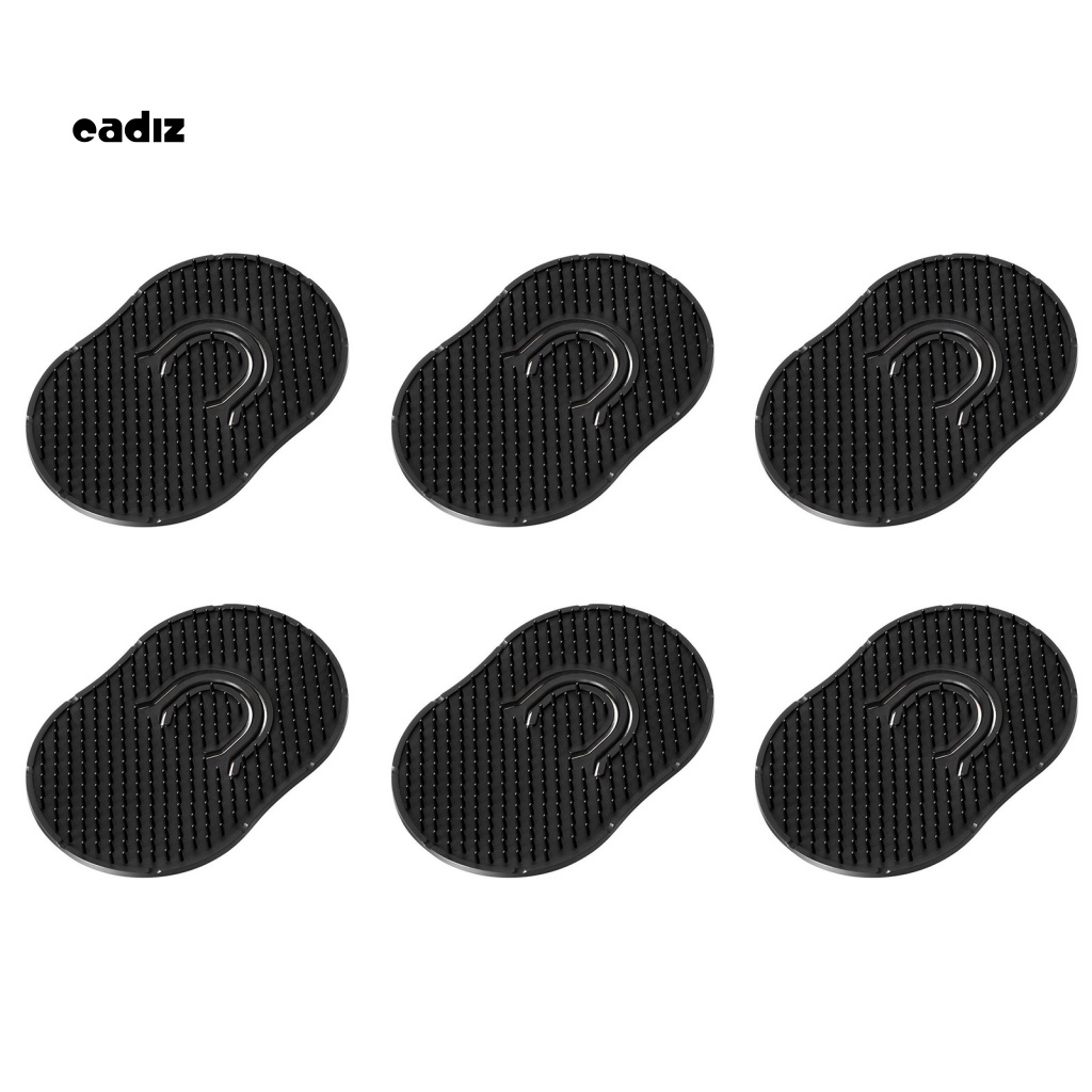 Bộ 6 Bàn Chải Gội Đầu Bằng Nhựa Kèm Một Ngón Tay Tiện Dụng