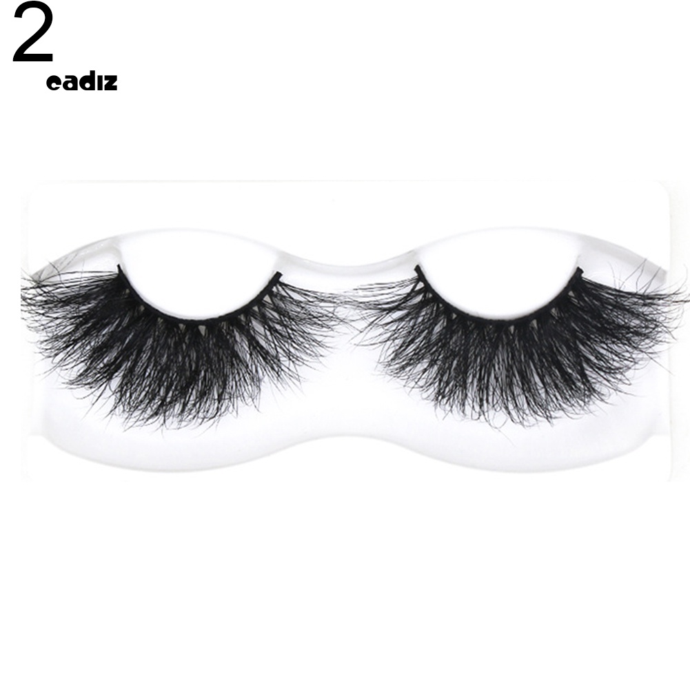 1 Cặp Lông Mi Giả 5D Cong Dày Tự Nhiên