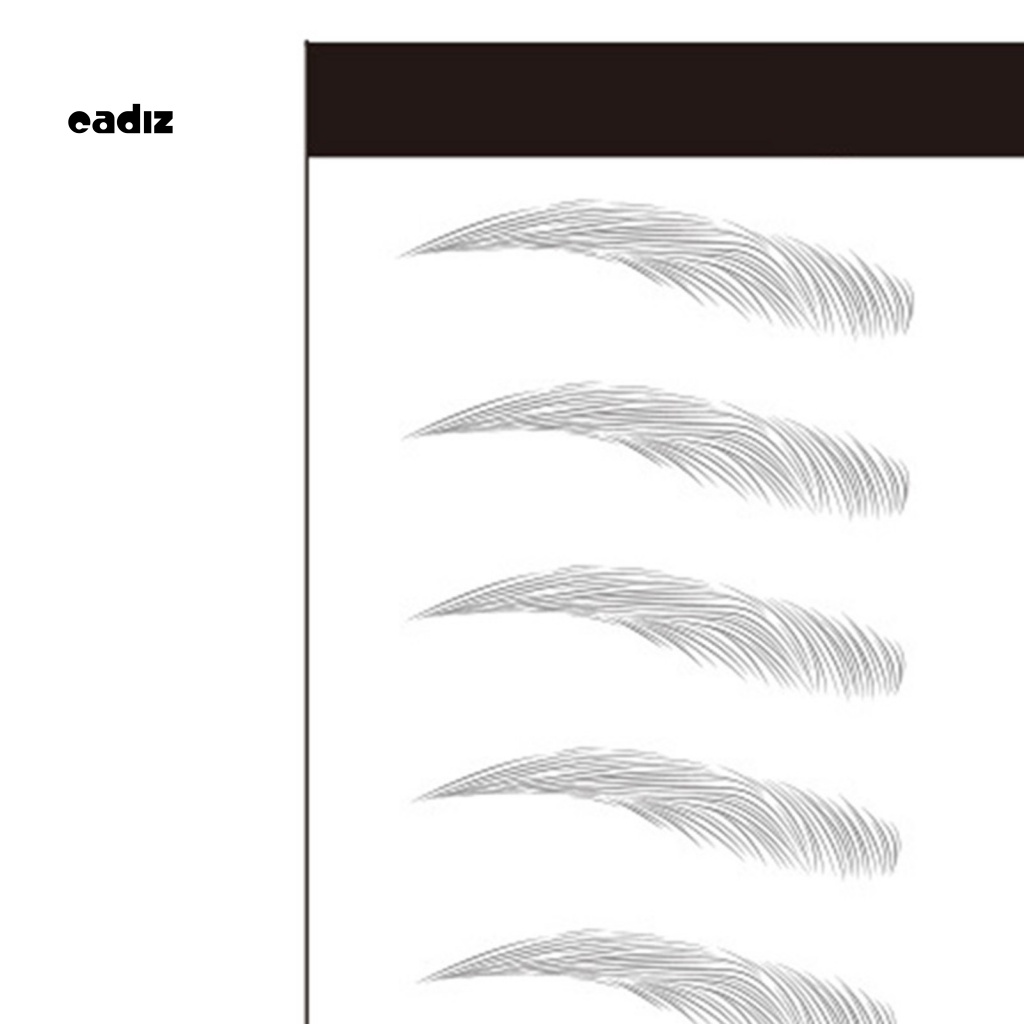 1 Tờ Miếng Dán Lông Mày Tạo Hiệu Ứng 3D Bán Vĩnh Viễn Kháng Nước Cho Nữ