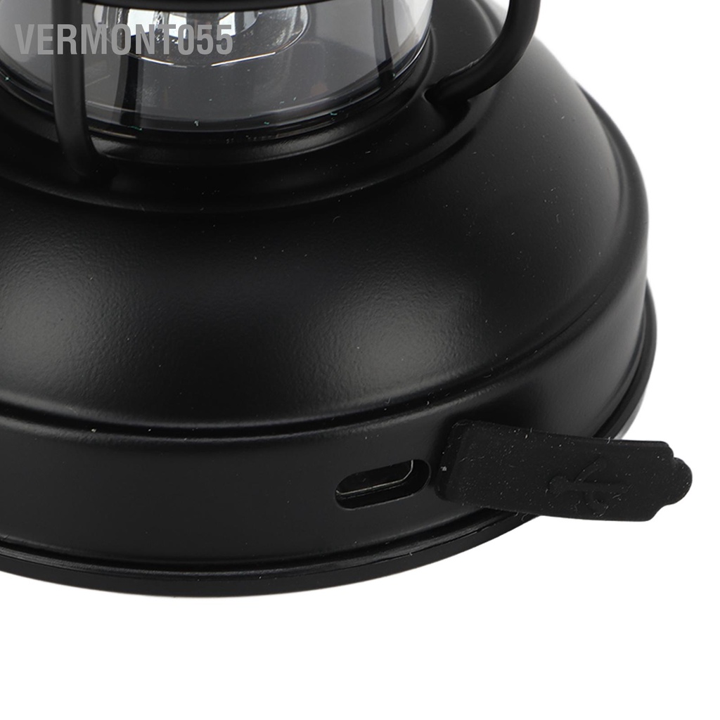 Vermont055 Đèn Lồng Cắm Trại Vintage Chống Nước IPX4 LED 35‑100lm Di Động Phong Cách Retro Treo Dành Cho Ngoài Trời