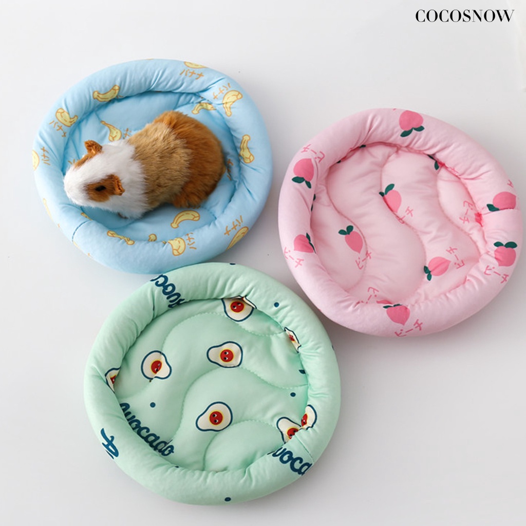 Đệm Nằm Vải Lụa Lạnh Mát Mẻ Thoải Mái Mùa Hè Cho Chuột Hamster / Thỏ / Nhím / Sóc