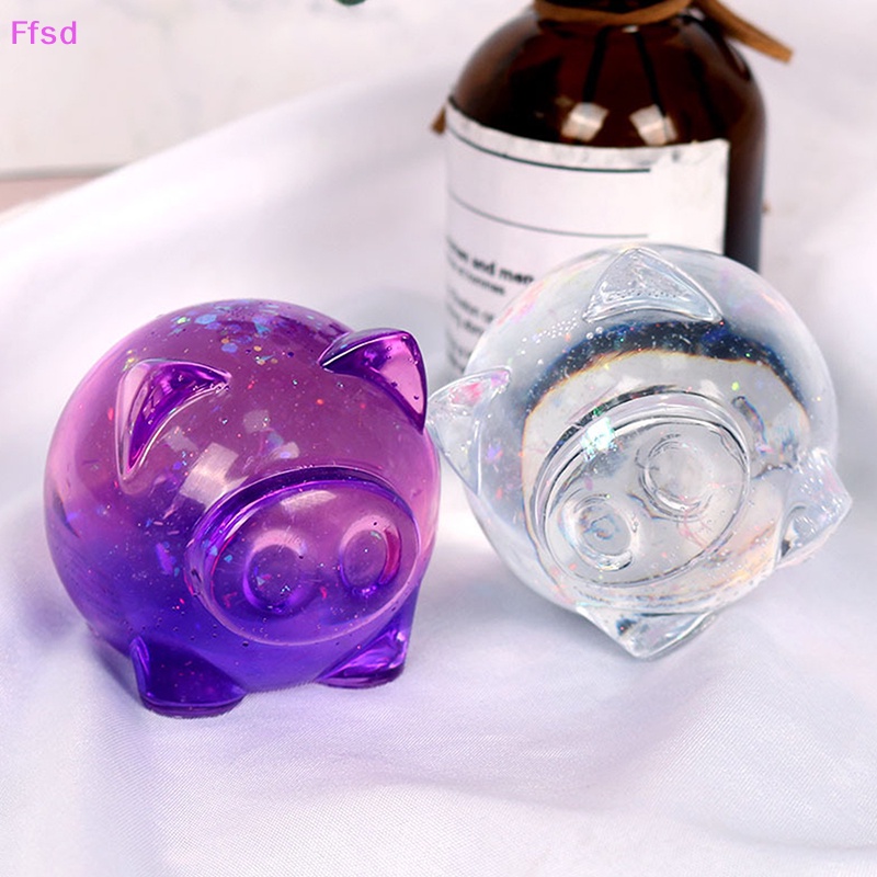 Khuôn Silicone Làm Đồ Trang Trí Thủ Công Hình Chú Heo Đáng Yêu