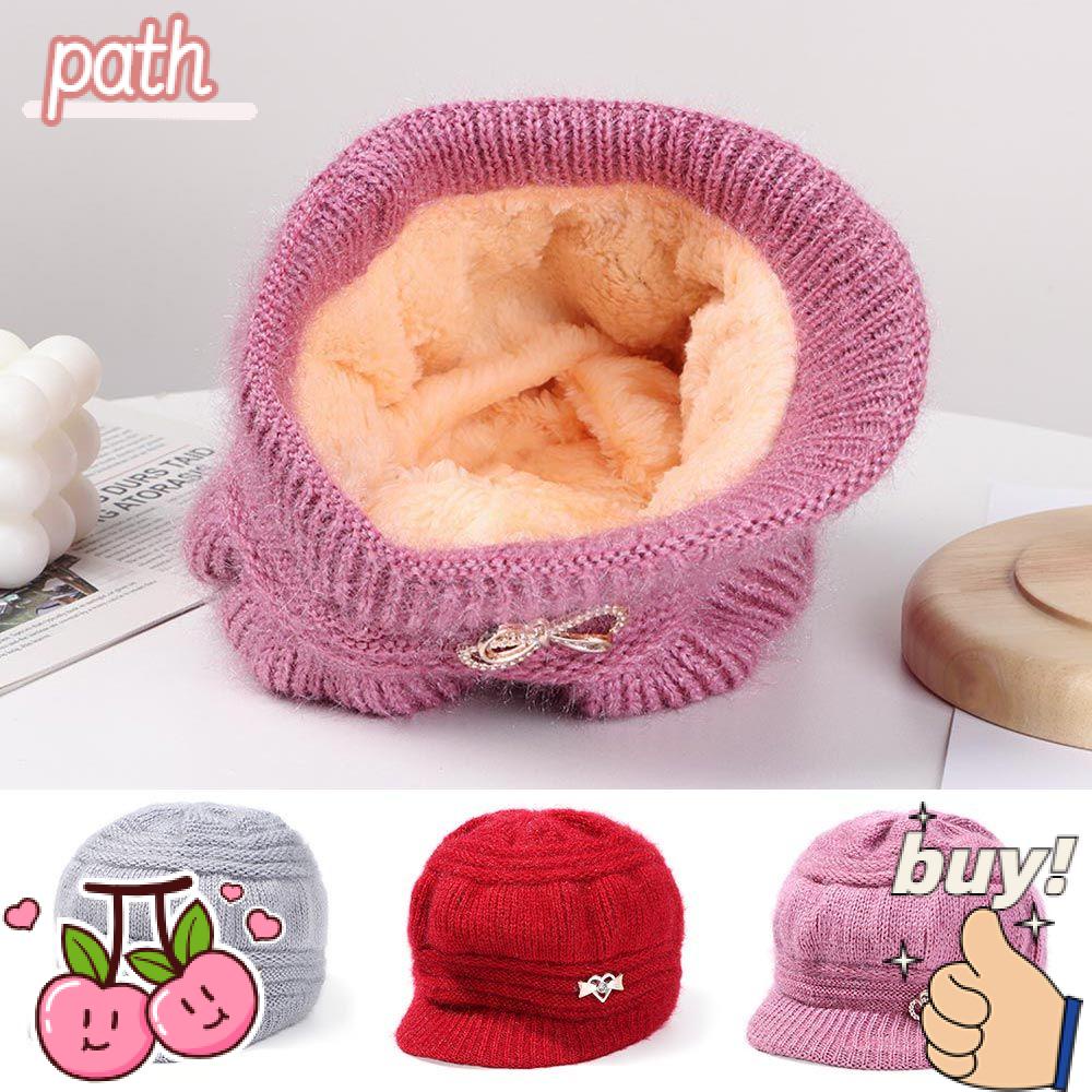 Mũ Len Dệt Kim Màu Sắc Trơn Thời Trang Mùa Đông