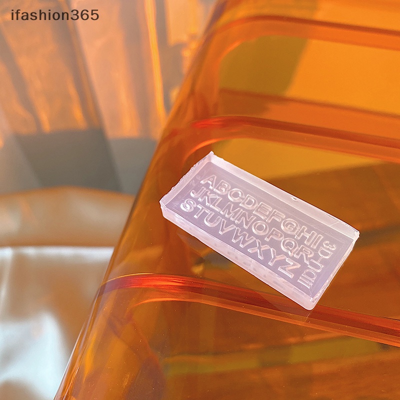 1 Khuôn Silicon Tạo Hình Chữ Cái 3D Trang Trí Móng Tay DIY Thời Trang ifashion365