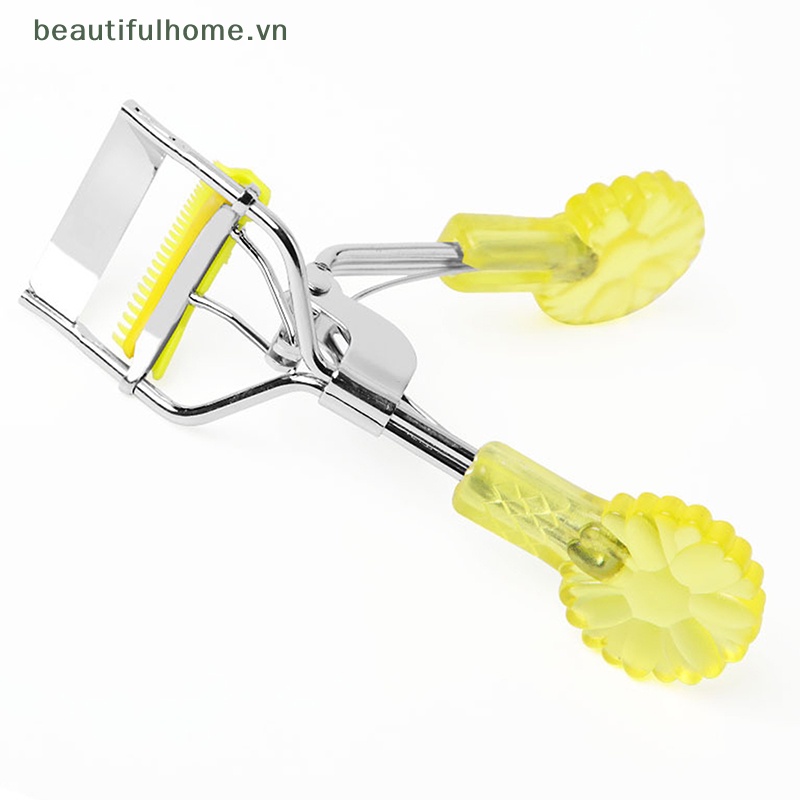 Dụng Cụ Bấm Cong Mi Kèm Lược Chải Lông Mi Nhiều Màu Sắc