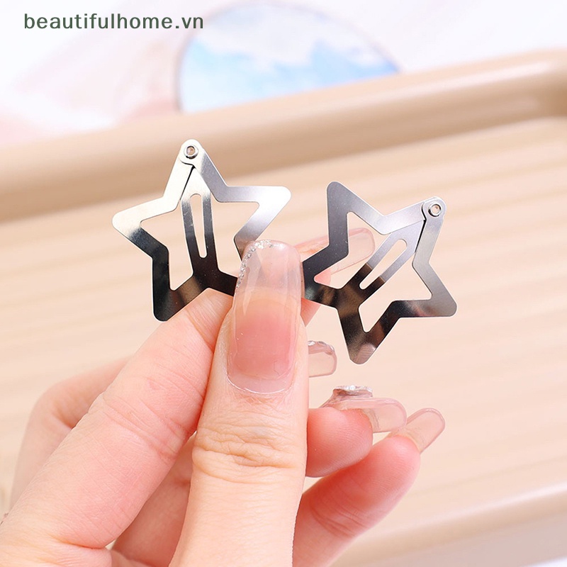 Set 10 / 25 Kẹp Tóc BB Hình Ngôi Sao Dễ Thương Cho Nữ