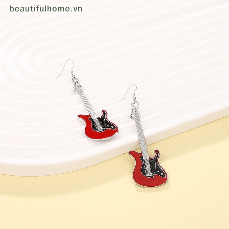 Bông Tai Acrylic Hình Đàn Guitar Cổ Điển Cho Nữ