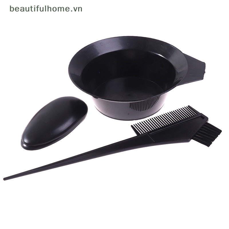 Bộ 8 Dụng Cụ Nhuộm Tóc Gồm Bát / Lược / Găng Tay / Nón Tiện Dụng