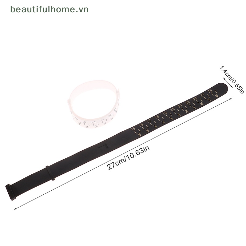 1 Dụng Cụ Đo Kích Thước Vòng Đeo Tay Bằng Nhựa Có Thể Điều Chỉnh