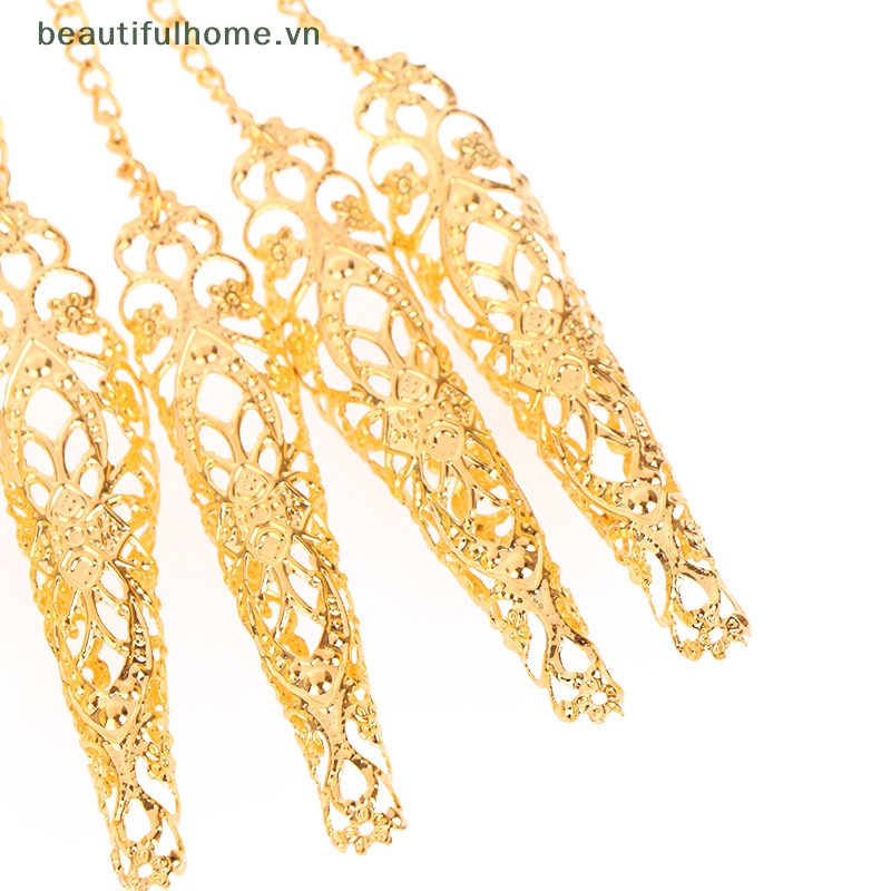 [beautifulhome] Vòng Tay Giả Pha Lê Xanh Dương Đỏ Dáng Dài Cổ Điển Trang Sức Làm Đẹp Cho Nữ