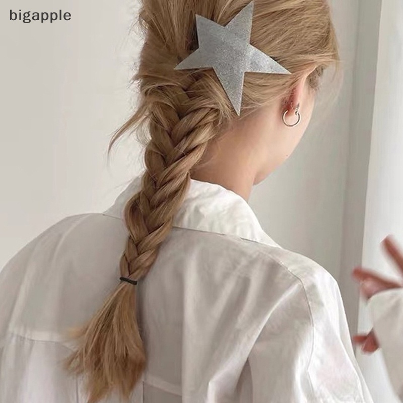 Kẹp Tóc Hình Ngôi Sao Năm Cánh Đính Đá Lấp Lánh Thời Trang Cho Nữ y2k