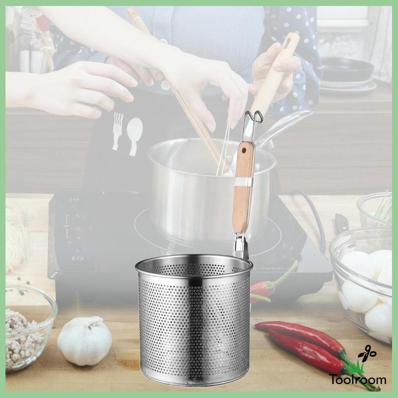 Rổ Lưới Bằng Thép Không Gỉ Dùng Chiên Mì Ý Tiện Dụng