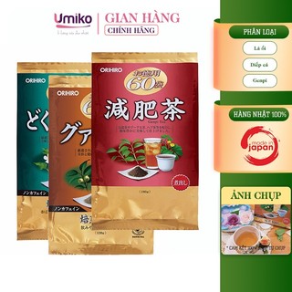 Trà ORIHIRO Nhật Bản Trà Giảm Mỡ Bụng Thanh Lọc Cơ Thể 60 Gói Tốt Cho Sức Khỏe Umiko