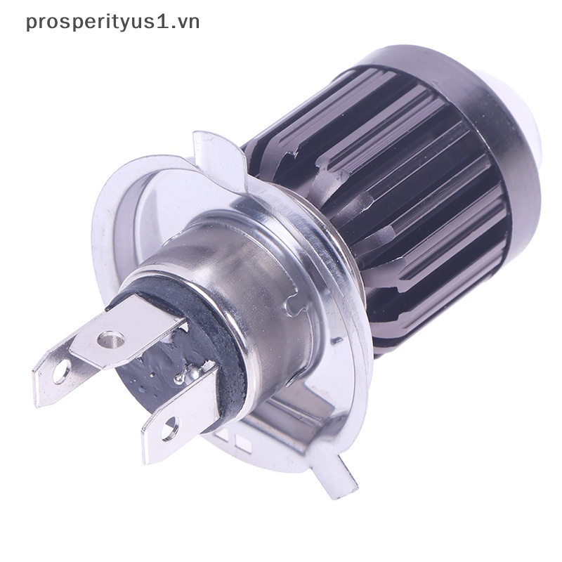 [prosperityus1] Đèn Pha LED H4 12V Ánh Sáng Trắng Cao Thấp Cho Xe Máy