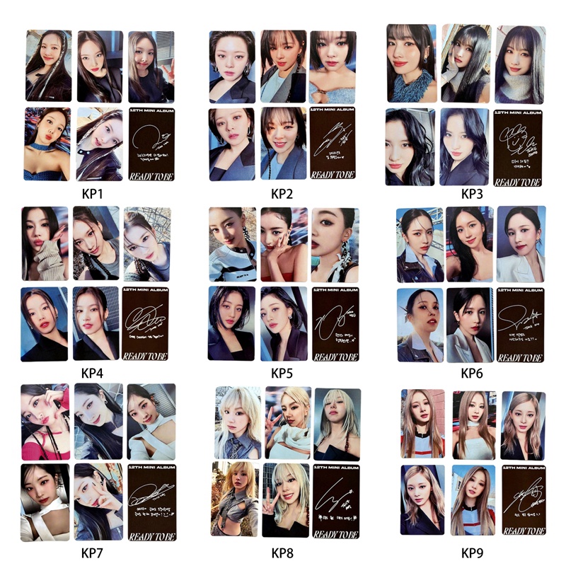 Set 5 Tấm Thẻ Ảnh Nhóm Nhạc Kpop TWICE