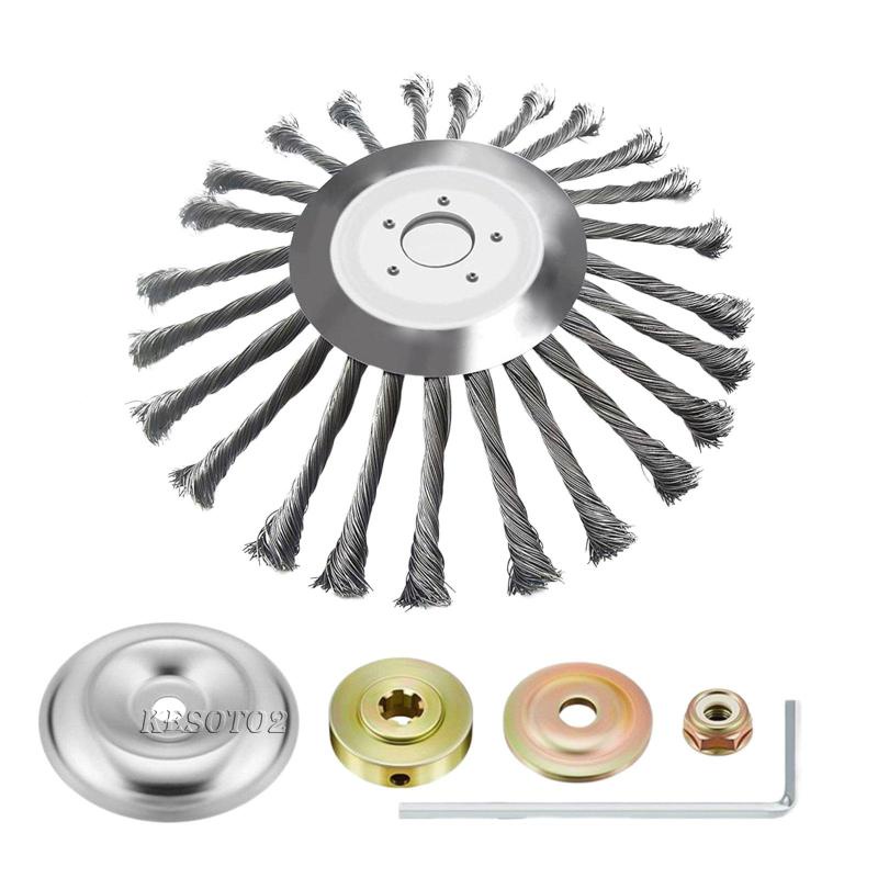 [Kesoto2] Đầu Cắt Bằng Dây Thép Dạng Xoay Cho Máy Cắt Cỏ Bàn Chải Loggers