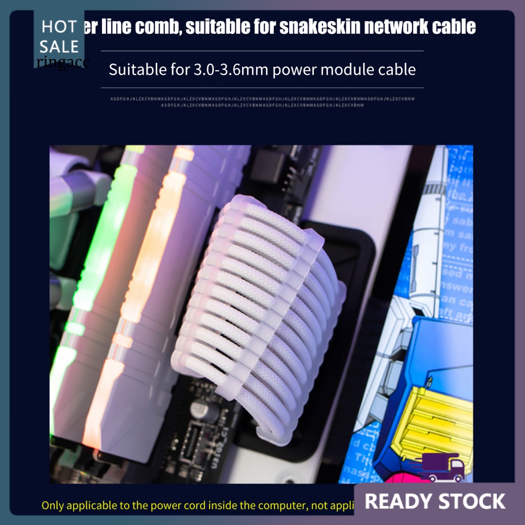 Bộ 24 Kẹp Cố Định Dây Cáp 6 / 8 / 24Pin Bằng Nhựa PP Tiện Dụng