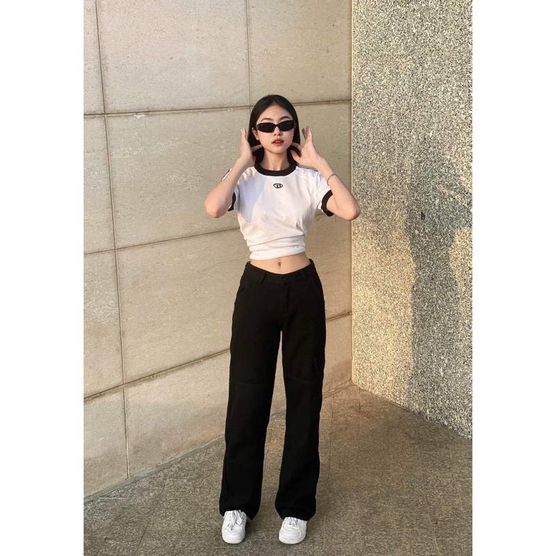 Áo Thun Nữ Form Fit B  Áo baby tee cotton co dãn cá tính